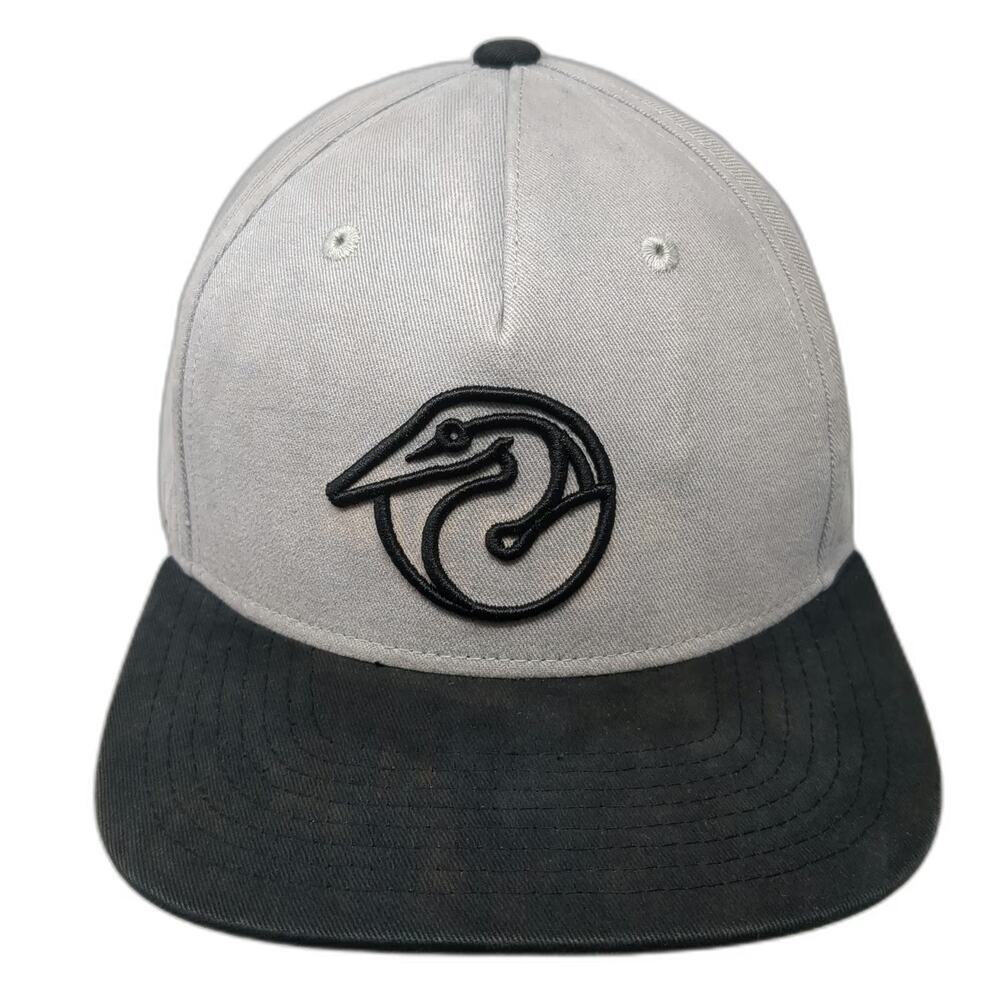 Fremont Seattle 5 Panel Gray Black One Size Slideback Embroidered Bird Logo Hat